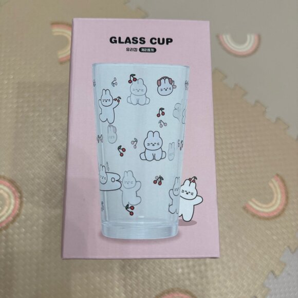 Brand New Adorable Dino & Bunny Glass Cups for Kids – Fun & Durable, Made in Kor - Picture 2 of 10